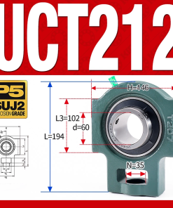 Gối đỡ vòng bi UCT212  (Tiêu chuẩn - Đường kính trong 60 mm)