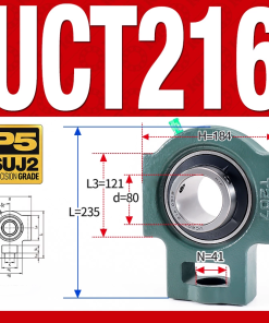 Gối đỡ vòng bi UCT216  (Tiêu chuẩn - Đường kính trong 80 mm)