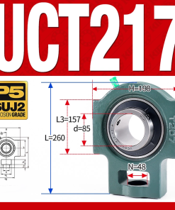 Gối đỡ vòng bi UCT217  (Tiêu chuẩn - Đường kính trong 85 mm)