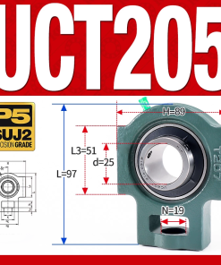 Gối đỡ vòng bi UCT205  (Tiêu chuẩn - Đường kính trong 25 mm)