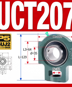 Gối đỡ vòng bi UCT207  (Tiêu chuẩn - Đường kính trong 35 mm)