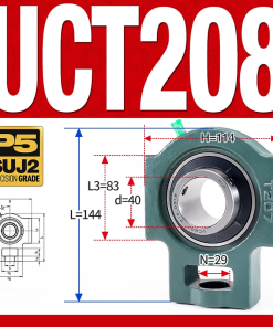 Gối đỡ vòng bi UCT208  (Tiêu chuẩn - Đường kính trong 40 mm)