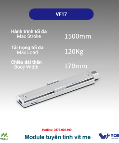 VF17 Module truyền động tuyến tính vít me Dòng VF (Chống xoắn)
