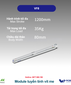 VF8 Module truyền động tuyến tính vít me Dòng VF (Chống xoắn)