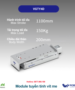 VGTYD20 Module truyền động tuyến tính vít me Dòng VGTYD (Mỏng nhẹ, Lực đẩy cao)