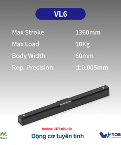 VL6 Động cơ tuyến tính Dòng VL (Bộ truyền động động cơ tuyến tính bán kín)