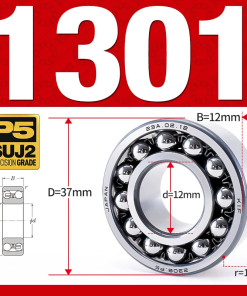 Vòng bi - bạc đạn tự lựa 1309 (Bi cầu - 2 dãy - 45*100*25 mm)