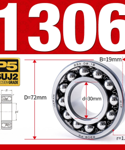 Vòng bi - bạc đạn tự lựa 1314 (Bi cầu - 2 dãy - 70*150*35 mm)