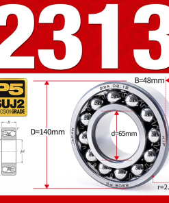 Vòng bi - bạc đạn tự lựa 2313 (Bi cầu - 2 dãy - 65*140*48 mm)