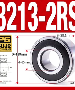 Vòng bi - bạc đạn 3213-2RS  (Phớt cao su - 65*120*38.1 mm)