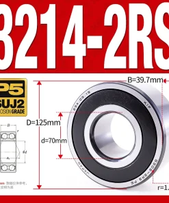 Vòng bi - bạc đạn 3214-2RS  (Phớt cao su - 70*125*39,7 mm)