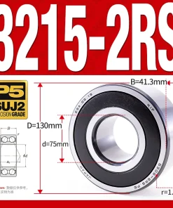 Vòng bi - bạc đạn 3215-2RS  (Phớt cao su - 75*130*41,3 mm)