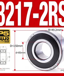 Vòng bi - bạc đạn 3217-2RS  (Phớt cao su - 85*150*49,2 mm)