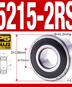 Vòng bi - bạc đạn 5215-2RS  (Phớt cao su - 75*130*41,3 mm)