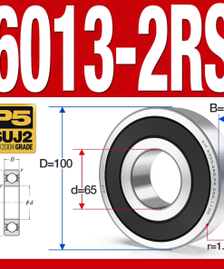 Vòng bi - bạc đạn 6013-2RS  (Phớt cao su - 65*100*18 mm)