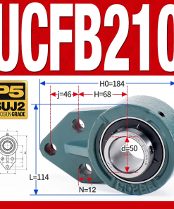Gối đỡ vòng bi UCFB210 (Mỏng nhẹ - Đường kính trong 50 mm)