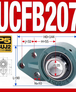 Gối đỡ vòng bi UCFB207 (Mỏng nhẹ - Đường kính trong 35 mm)