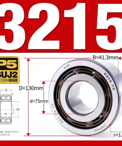 Vòng bi - bạc đạn 3215 (Không phớt - 75*130*41,3 mm)