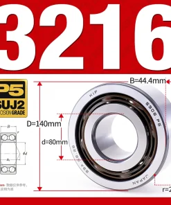 Vòng bi - bạc đạn 3216 (Không phớt - 80*140*44,4 mm)