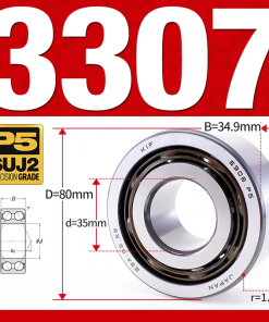 Vòng bi - bạc đạn 3307 (Không phớt - 35*80*34.9 mm)