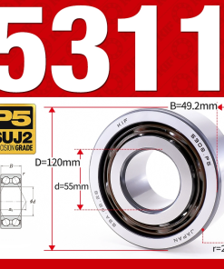 Vòng bi - bạc đạn 5311 (Không phớt - 55*120*49,2 mm)