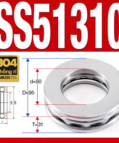 Vòng bi - bạc đạn SS51310 (Chặn trục - Inox 304 - 50*95*31 mm)