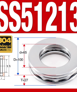 Vòng bi - bạc đạn SS51213 (Chặn trục - Inox 304 - 5*100*27 mm)