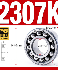 Vòng bi - bạc đạn tự lựa 2307K (Lỗ côn - 35*80*31 mm)