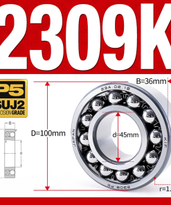 Vòng bi - bạc đạn tự lựa 2310K (Lỗ côn - 50*110*40 mm)