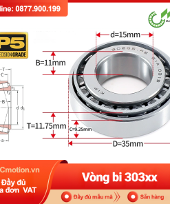 Vòng bi côn 1 dãy bi - bạc đạn bánh xe 30344  (Kích thước -  220*460*97 mm)