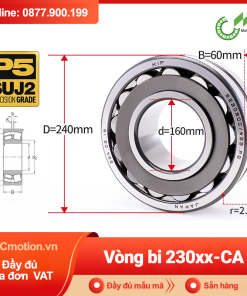 Vòng bi cà na tự lựa 2 dãy lồng bi đồng 230xx-CA