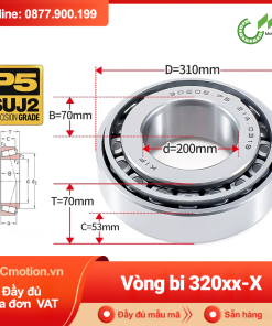 Vòng bi côn 1 dãy bi 322xxx