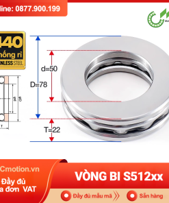 Vòng bi - bạc đạn Inox S512xx