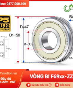 Vòng bi F69xx mặt bích